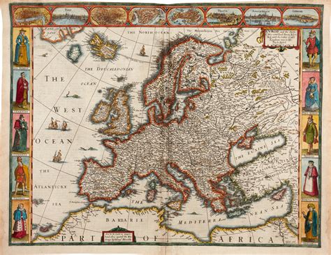 16th Century Europe Map