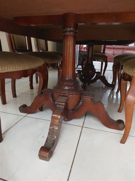 Meja Makan Davinci Antik Furnitur Di Carousell