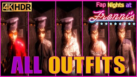 All Outfits K Fap Nights At Frenni S Night Club Gameplay Youtube