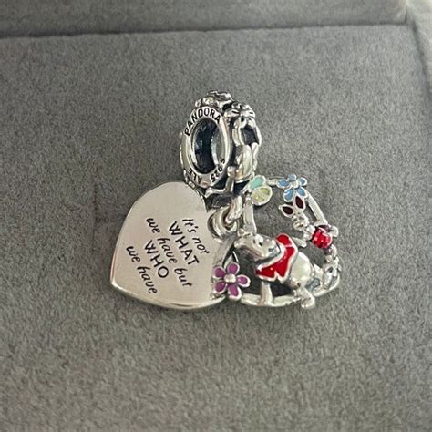 Whimsical Winnie The Pooh Piglet Double Dangle Charm By Pandora