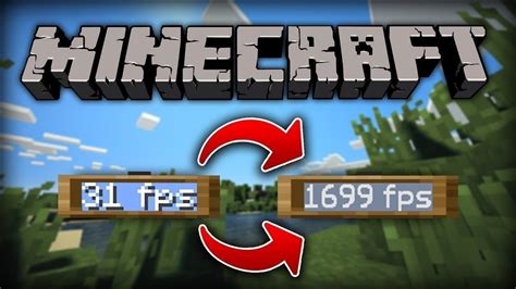 COME BOOSTARE GLI FPS DI MINECRAFT YouTube