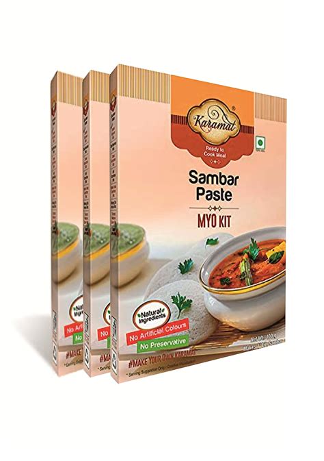 Karamat Sambar Paste G Set With Most Loved South Indian Dishes