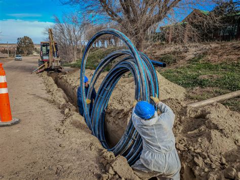 Avanza La Obra De Readecuaci N De Redes De Agua Potable En El Parque