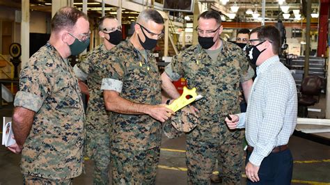 Frce Hosts Marine Corps Installations East Commander Navair