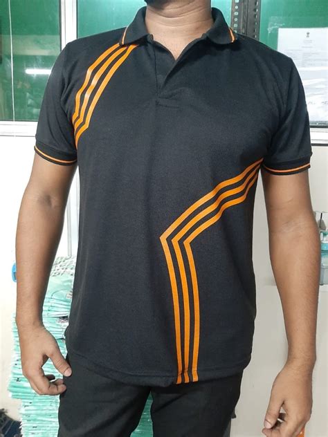 Men Black Collar T Shirt at best price in Mumbai | ID: 24094243488