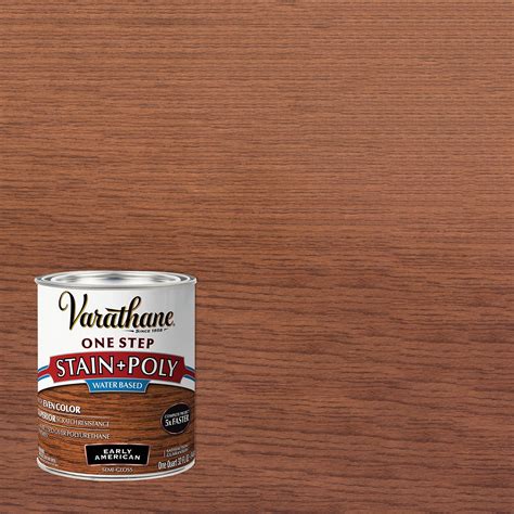 Early American Varathane Stain Polyurethane Semi Gloss 336361