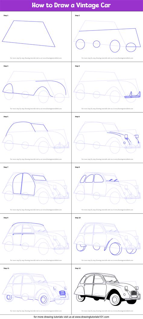 How To Draw A Antique Car Antique Cars Blog