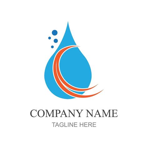 Water Drop Logo Template Vector Illustration Design 41420677 Vector Art At Vecteezy