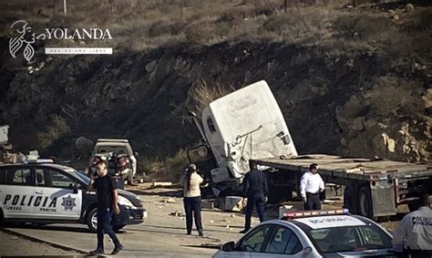 Grave El Chofer Del Trailer Del Accidente En El Blvd Yolanda