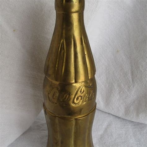 Brass Coca Cola Bottle Etsy