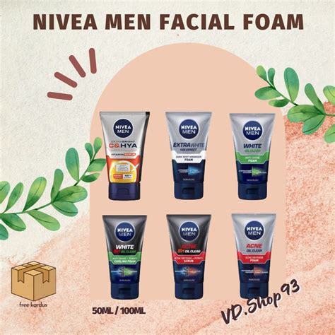 Jual Nivea Men Facial Foam Ml Ml Shopee Indonesia