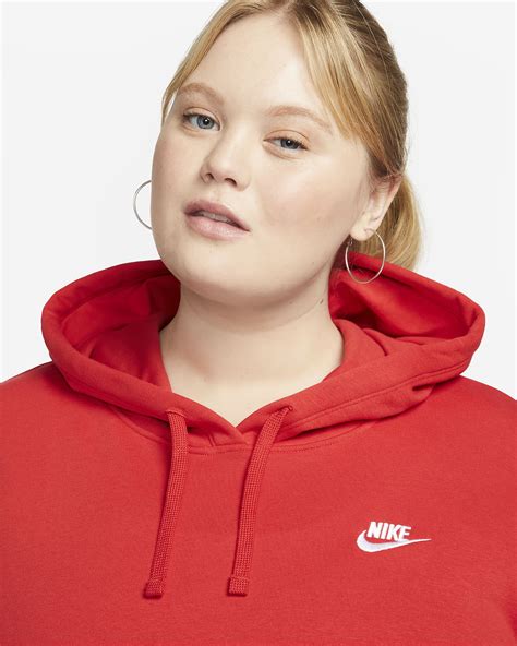 Nike Sportswear Club Fleece Womens Pullover Hoodie Plus Size Nike Uk