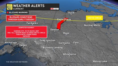 Seasons First Blizzard Warning Issued For Major Canadian Highway The