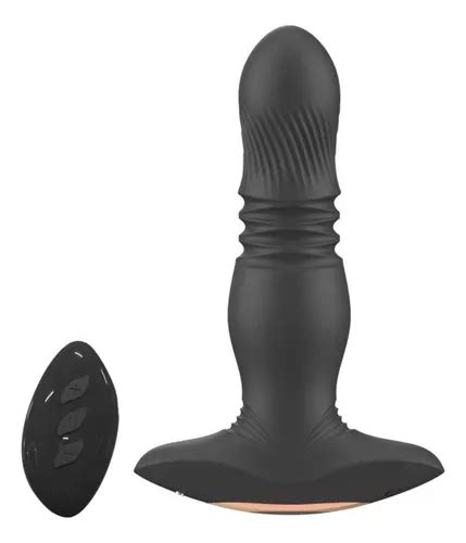 Plug Anal Vibrador Con Empuje Y Control Remoto Recargable Env O Gratis