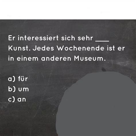 Übung Deutsch Viel Spass