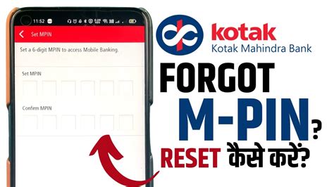 How To Reset Forgotten Mpin In Kotak Bank App Kotak Bank M Pin