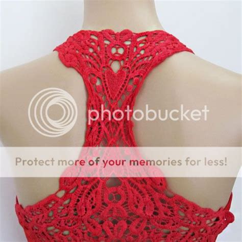 Womens Sexy Crochet Back Hollow Out Vest Camisole Lace Cami Tank Top T Shirt Hot Ebay