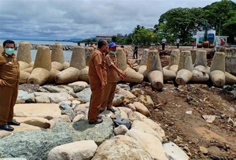 Proyek Penanganan Abrasi Di Pantai Padang Selesai Bakal Diresmikan