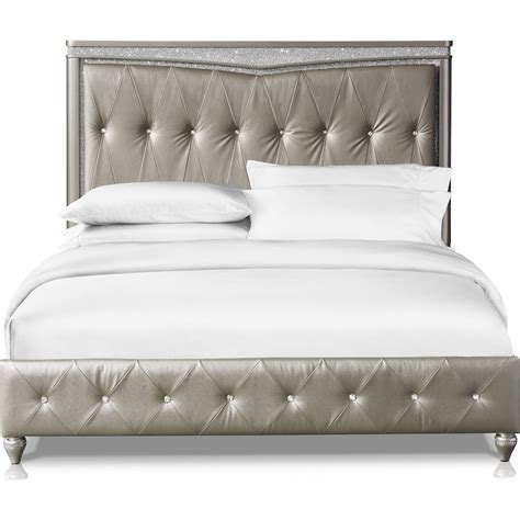 Posh Upholstered King Bed Value City Furniture