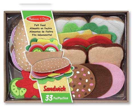 Melissa Doug Felt Food Sandwich Set Argos Price Tracker