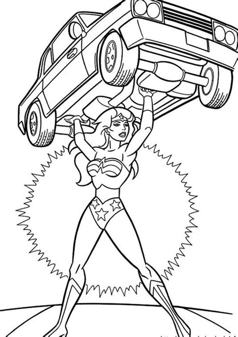 Normal Remisi N Peligro Wonder Woman Coloring Sheet Radical Ampliar Natura