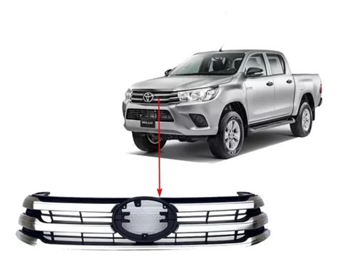 Mascara Cromada Toyota Hilux Cuotas Sin Inter S