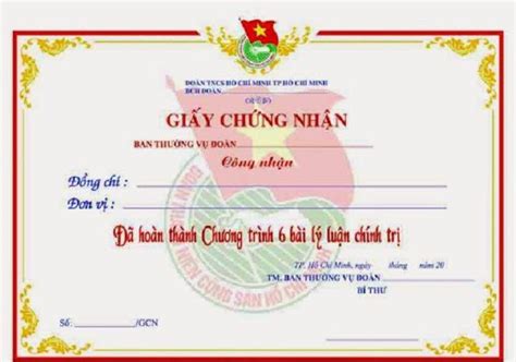 [Tổng hợp] Mẫu Giấy Khen Đoàn Thanh Niên Giá Rẻ Tại Hà Nội