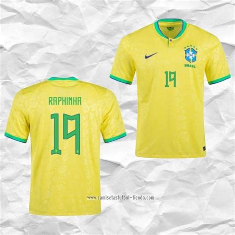 Camiseta Primera Brasil Jugador Raphinha Tienda Brasil