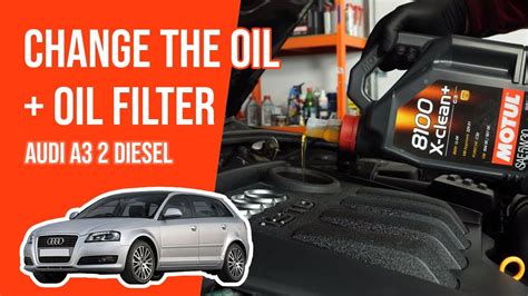 Change The Oil And The Oil Filter Audi A Mk Tdi Youtube