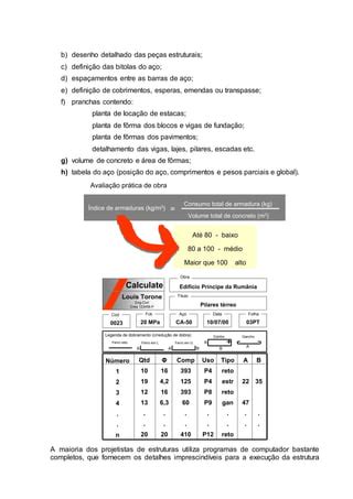 Elementos De Concreto Armado Armaduras PDF