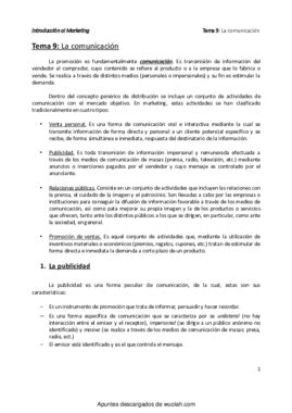 wuolah free Tema 9 La comunicación pdf