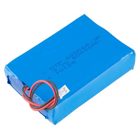 LiPo Rechargeable Battery 3 7V 6000mAh