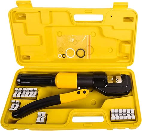 Lfgud 10t Hydraulic Crimping Tool 12 20 Awg Battery Cable Crimping