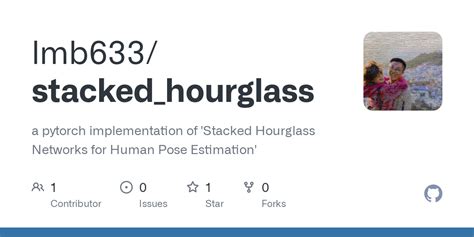Github Lmb633stackedhourglass A Pytorch Implementation Of Stacked
