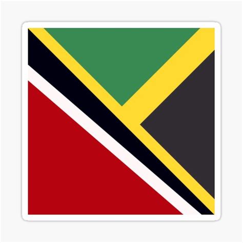 Trini Jamaican Flag Trinidad Jamaica Flag Men Women Children