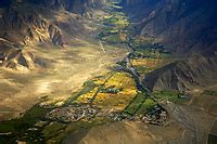 Aerial View Over Tibet China Near Lhasa Gunther Deichmann