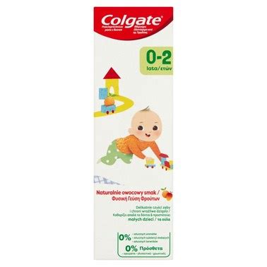 Colgate Przeciwpróchnicza pasta z fluorem 0 2 lata 50 ml promocja