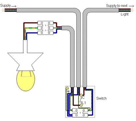 One Way Lighting Circuit Diagram