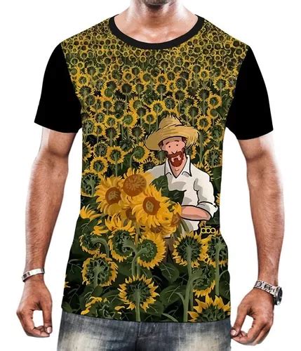 Camisa Camiseta Artista Van Gogh Impressionista Pintor Hd 17