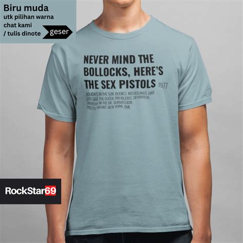 Jual Kaos Band Sex Pistols Dewasa S Xl Jumbo Big Size Anak