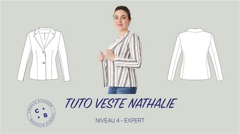 Nathalie Le Tuto Du Patron De Couture De La Veste Nathalie YouTube