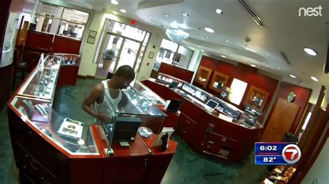 181019 Brickell Jewelry Store Theft Surveillance Wsvn 7news Miami