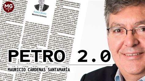 PETRO 2 0 Columna De Mauricio Cardenas YouTube