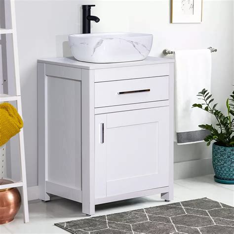 Amazon ECACAD Modern Bathroom Vanity With Vessel Sink Set 31 6