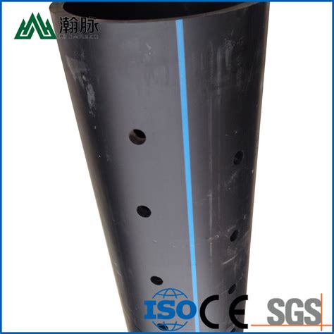 PE100 Water Supply Pipe Plastic Water Pipe Black HDPE Irrigation