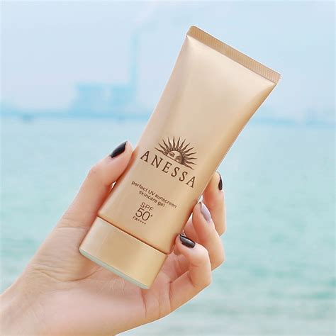 Kem Ch Ng N Ng Anessa Perfect Uv Sunscreen Skincare Gel Spf Pa