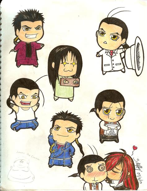 Kimblee Chibis By Namori Kimblee On Deviantart