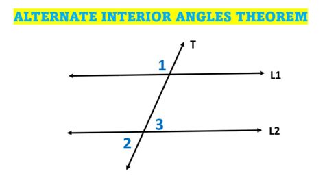 Alternate Interior Angles Theorem And Examples Owlcation