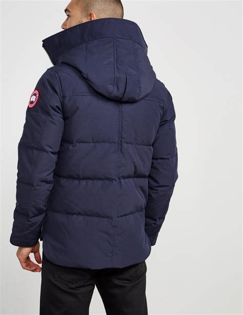 Canada Goose Goose Macmillan Padded Parka Jacket Blue For Men Lyst