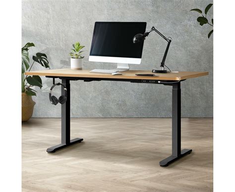 Oikiture 160cm Electric Standing Desk Dual Motor Height Adjustable